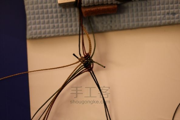 手绳 编织教程 第8步