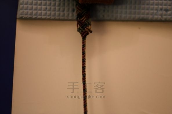 手绳 编织教程 第13步