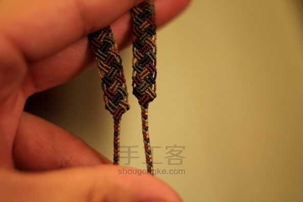 手绳 编织教程 第15步