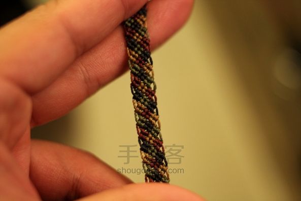 手绳 编织教程 第16步