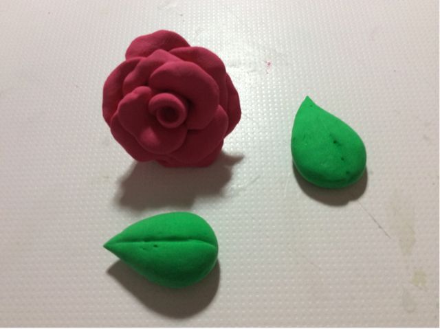 粘土花 第6步