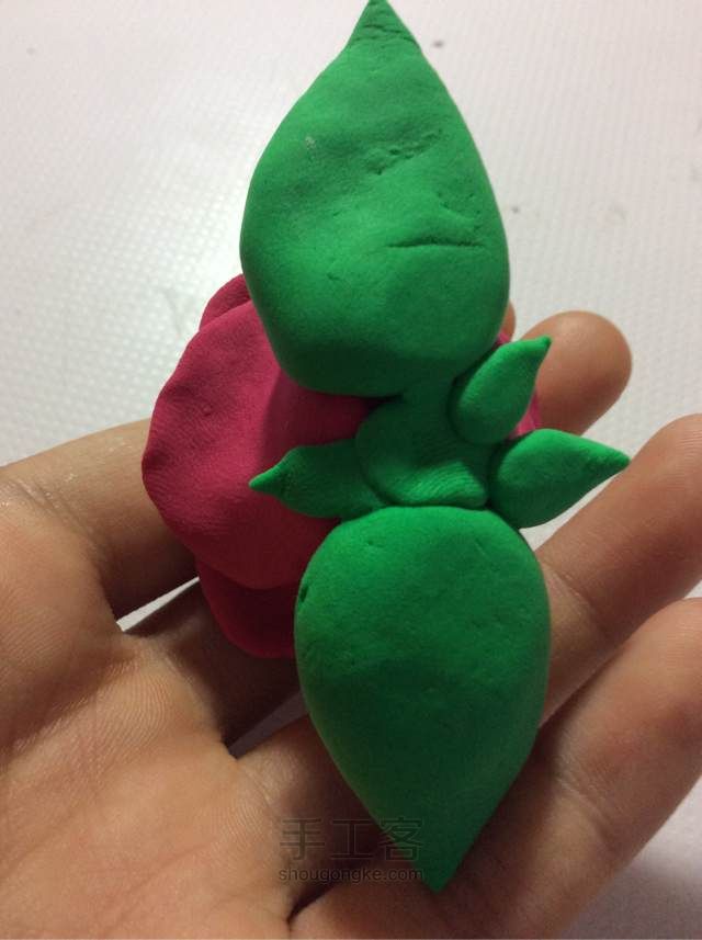 粘土花 第8步
