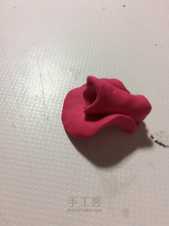 粘土花 第3步