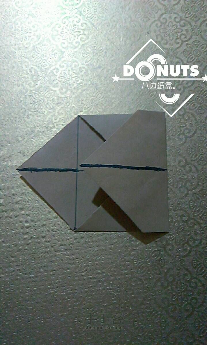 八边纸盒折纸教程 第9步
