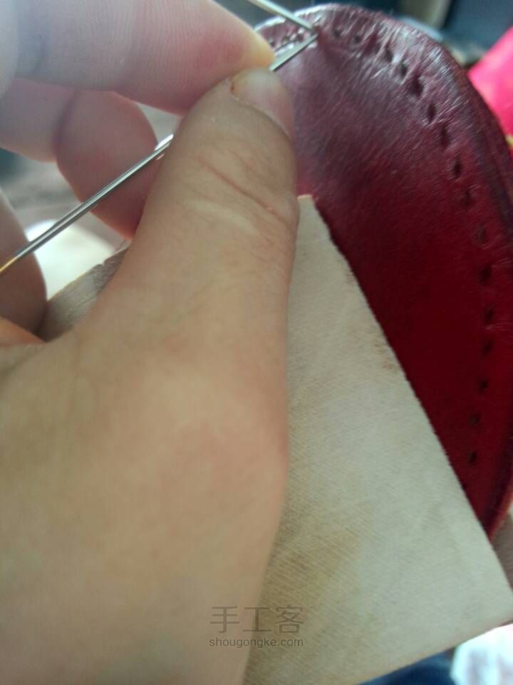 一個酒紅色零錢包的做法 第12步