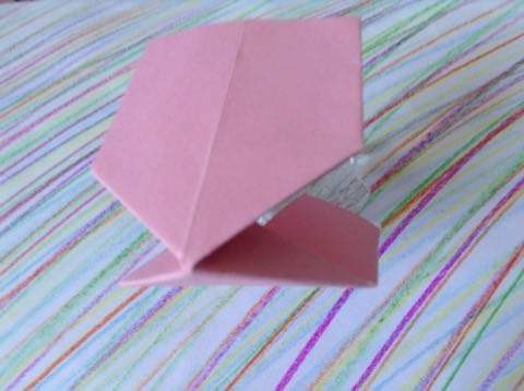 教你用一张纸折两个漂亮的东西 第10步