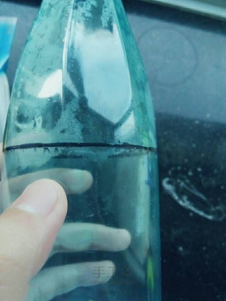 简素水栽塑料花瓶 第4步