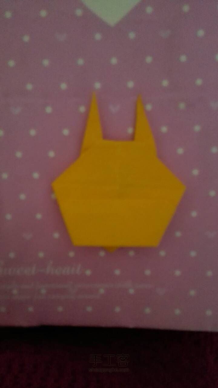 龙猫折纸 第16步