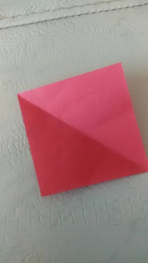 折纸 爱心 第1步