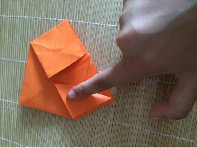 折纸小花篮 第14步