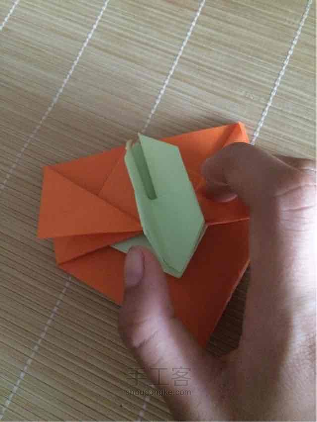 折纸小花篮 第27步