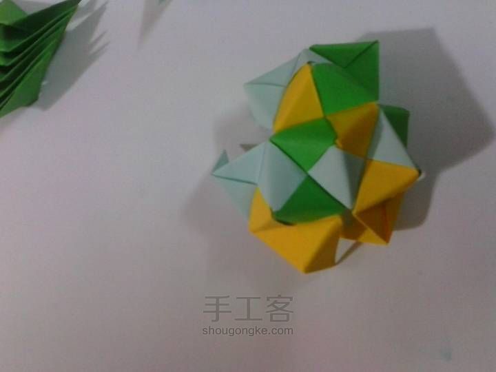 折纸 花球 第30步