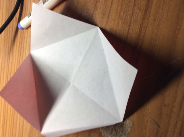 折纸 爱心 第5步