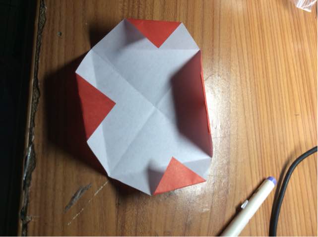 折纸 爱心 第8步