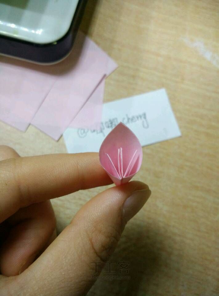 🌸樱花折纸超详细教程—人人都能学会哦 第23步