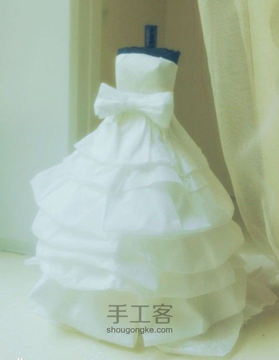 【转发      漂漂的卫生纸婚纱】 第9步