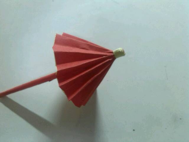 可开合小雨伞 折纸教程 第24步