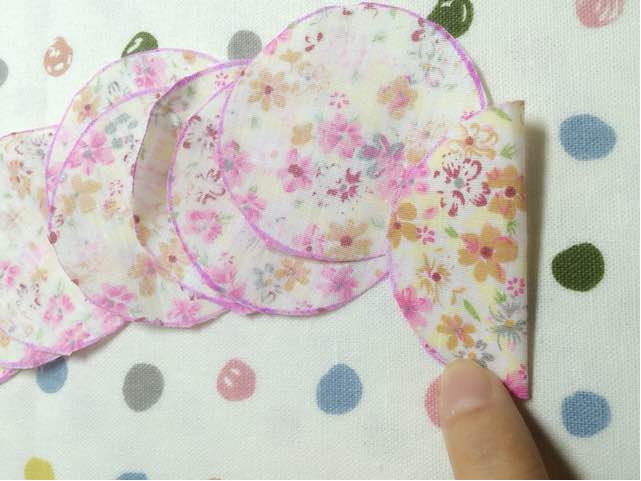 樱花束口袋布艺制作图解 第2步
