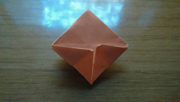 简易折纸玫瑰 第10步
