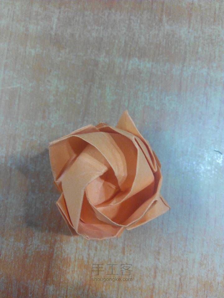 折纸 川崎玫瑰 第45步