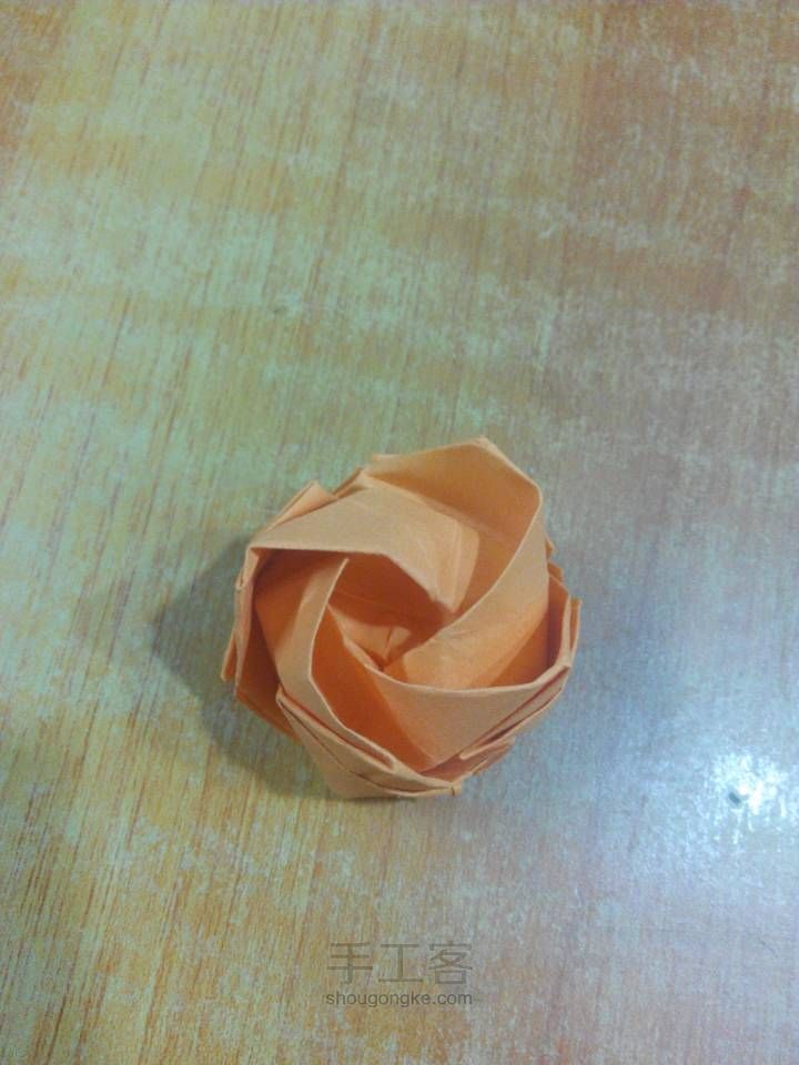 折纸 川崎玫瑰 第43步
