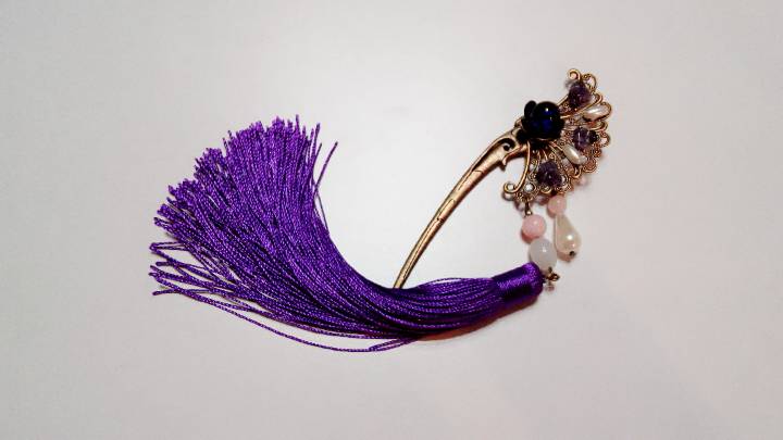 【紫凰】古风书签(成品可购) 第15步