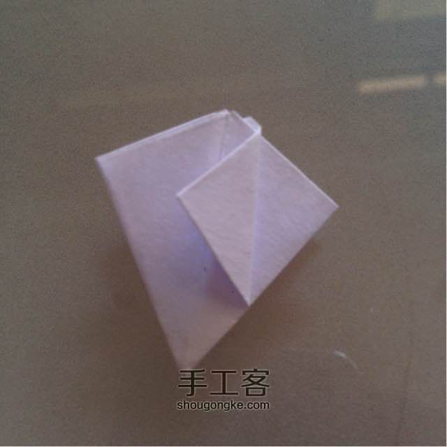 清新淡雅的折纸铃兰 第7步