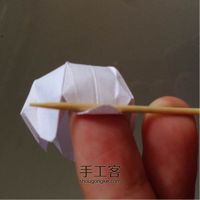 清新淡雅的折纸铃兰 第16步