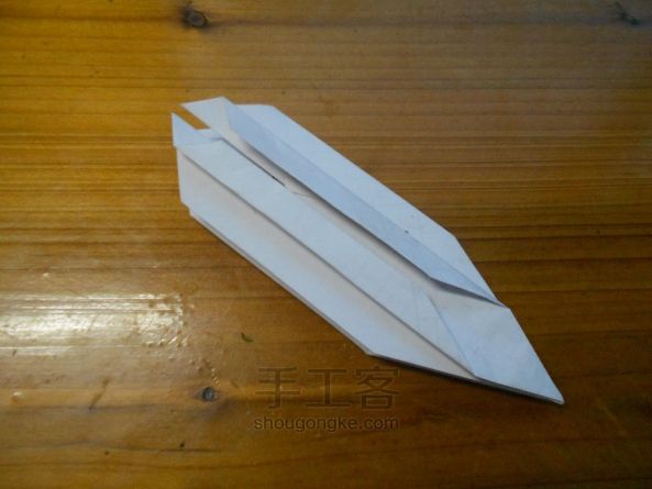 原创折纸火箭 第8步