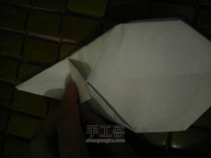 超简洁纸折花瓶 第10步