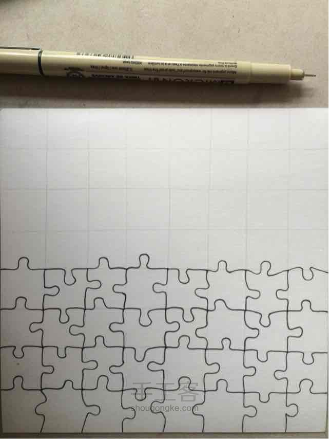 拼图 第1步