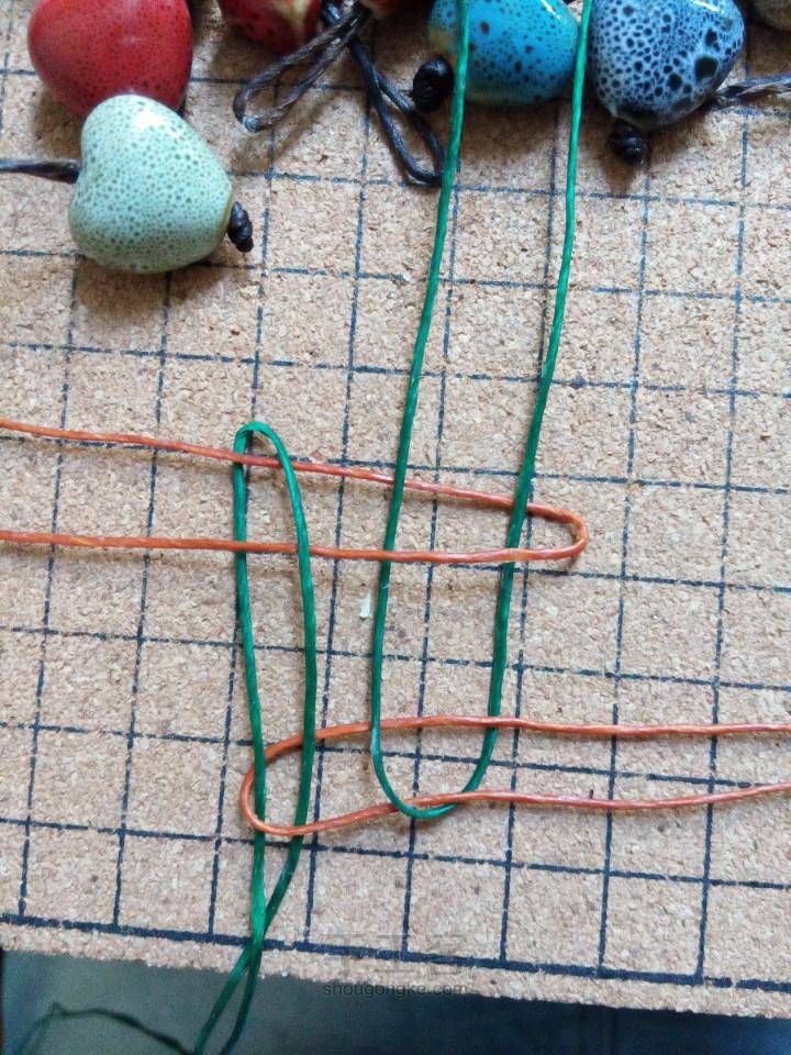 陶瓷绳结车挂 第5步