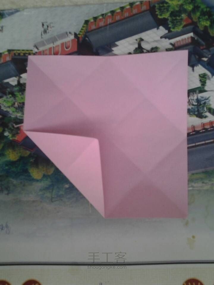 折纸 爱心 第3步