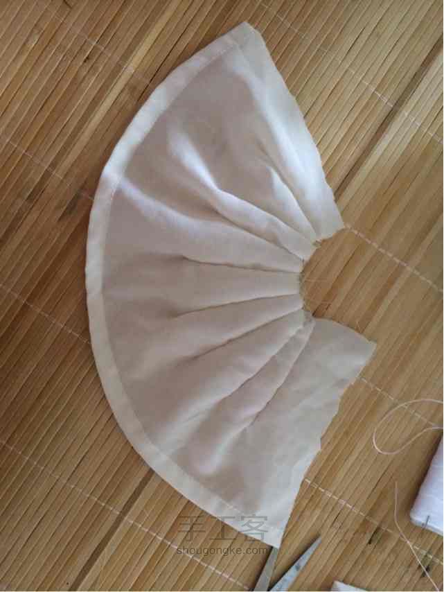 【娃衣】六分娃娃黑色蕾丝抹胸裙 第5步