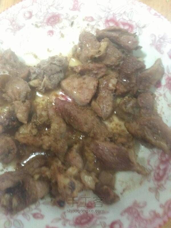 家用微波炉烤羊肉 第4步