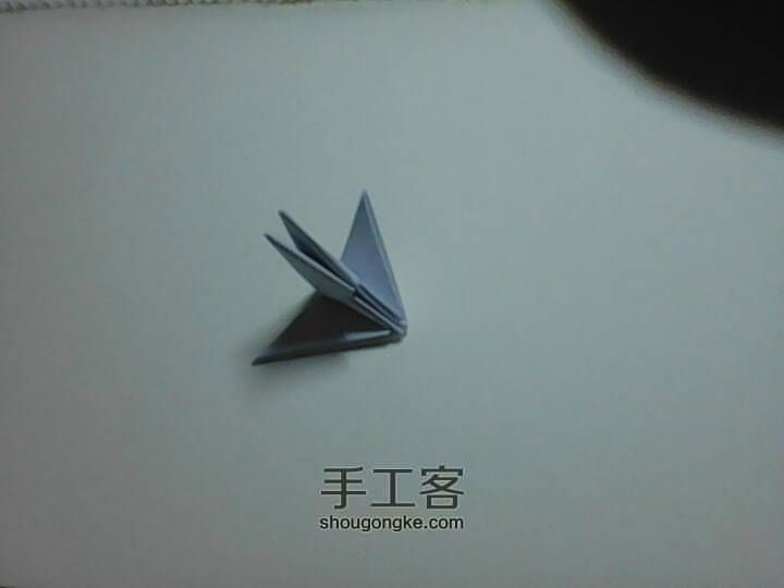 三角折纸-天鹅(一) 第9步