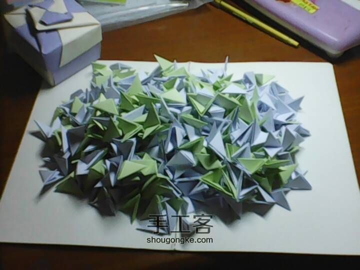 三角折纸-天鹅(一) 第8步