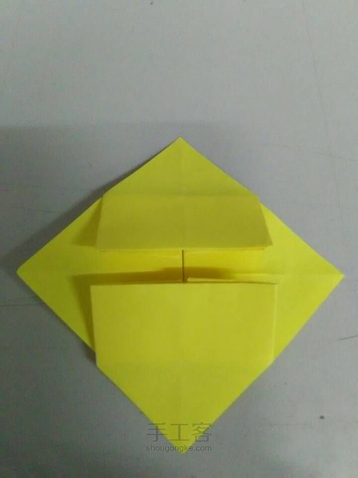 向日葵折纸教程 第4步
