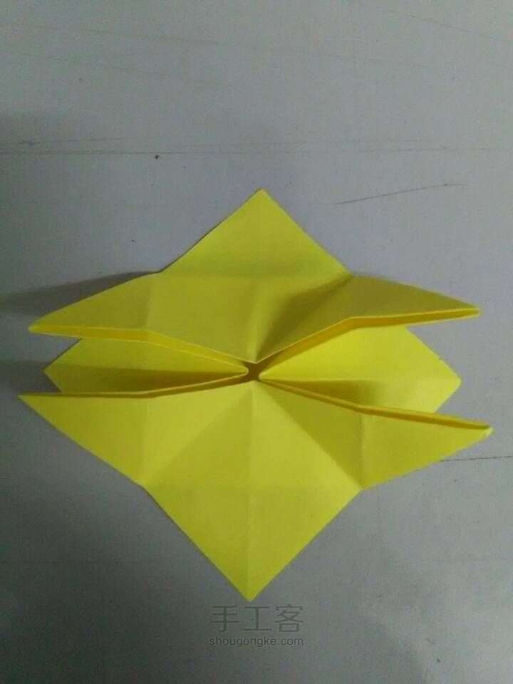 向日葵折纸教程 第6步