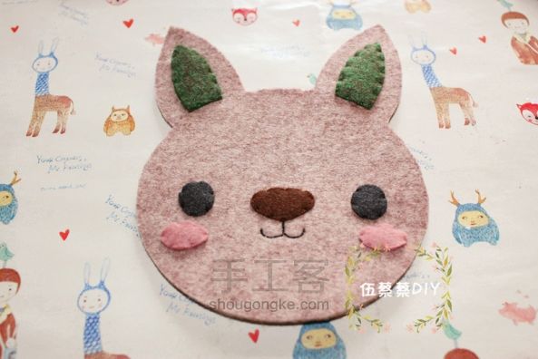 不织布 袋鼠 挂件收纳 第1步