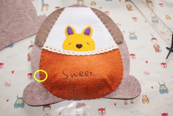 不织布 袋鼠 挂件收纳 第6步