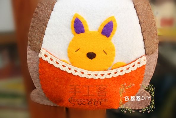 不织布 袋鼠 挂件收纳 第9步