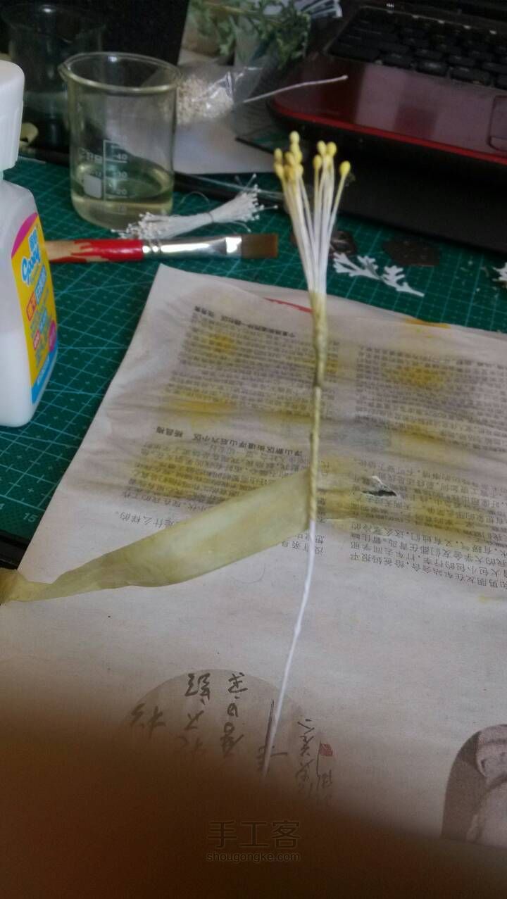 迷你蔷薇手烫花的制作教程 第14步