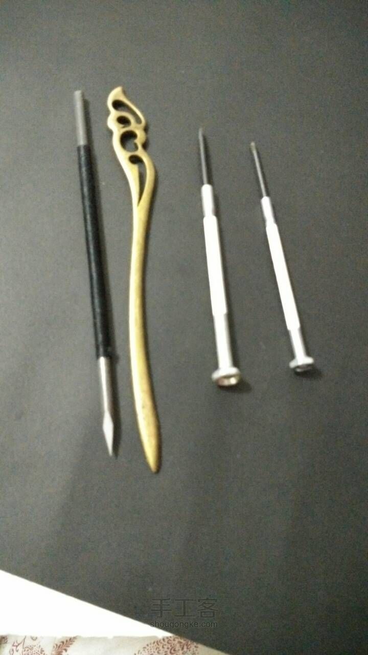 纸蕾丝入门小花 第1步