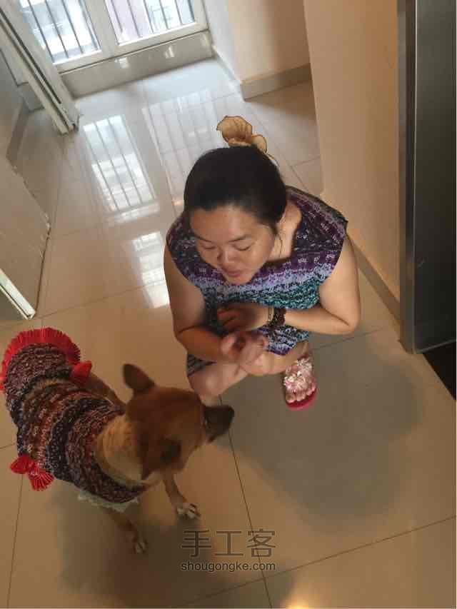 和小狗的母子装 第6步