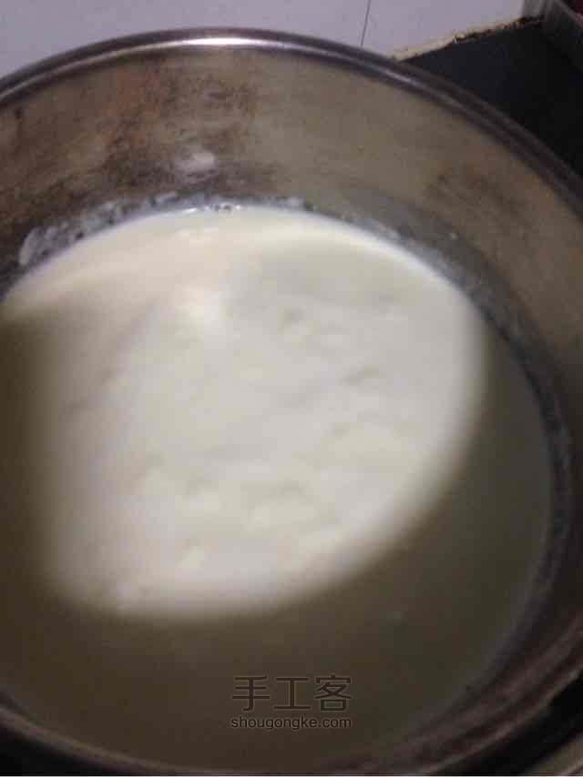 椰丝牛奶小方 第2步