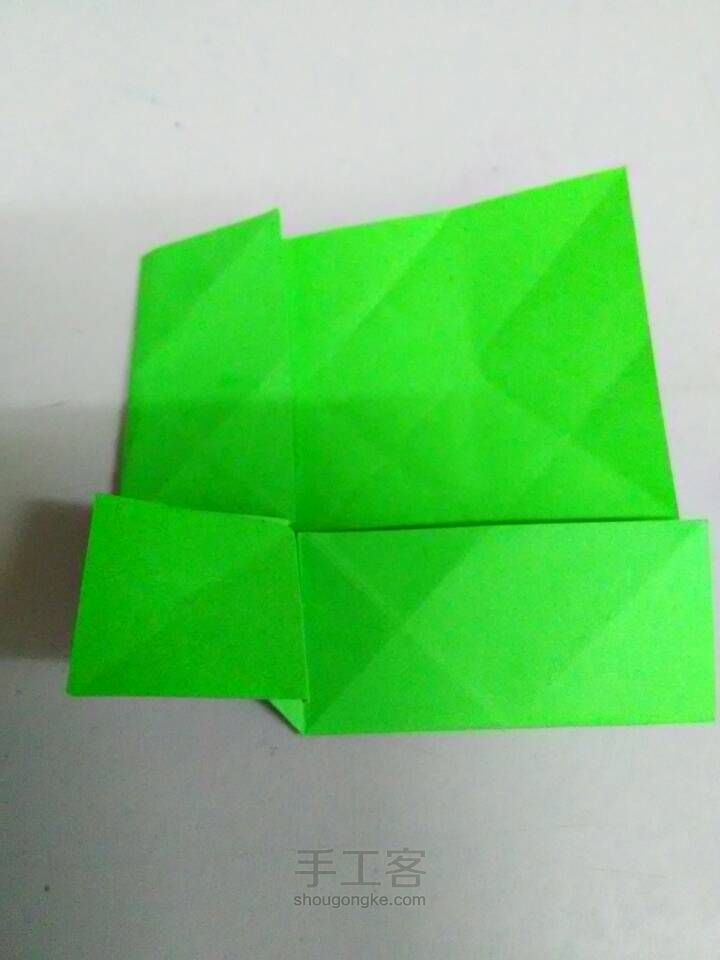 四叶草折纸教程 第5步