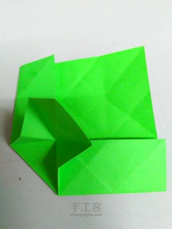 四叶草折纸教程 第4步