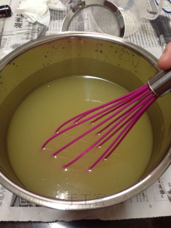 土豆家事皂制作教程 第4步
