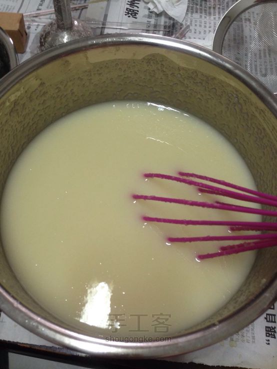 土豆家事皂制作教程 第5步
